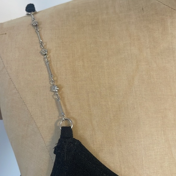 Soft Grunge Romantic Mini Dress Ecru Floral Med Black Daisy Ditzy 00s Whimsi - Picture 8 of 13